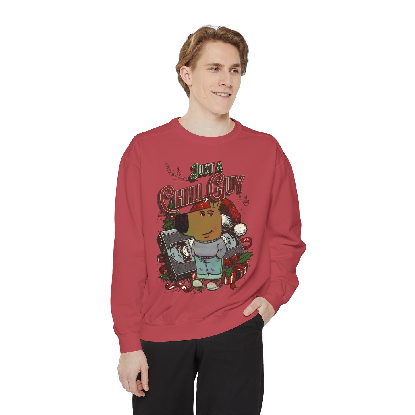 "Just a Chill Guy" Ugly Christmas Sweater