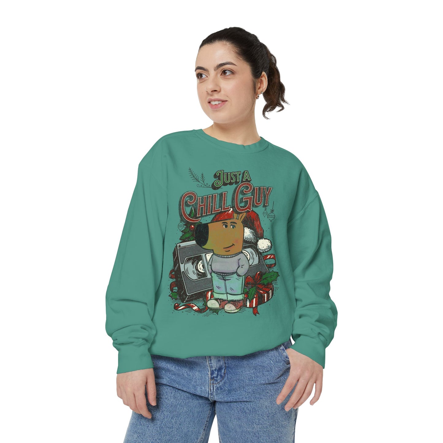 "Just a Chill Guy" Ugly Christmas Sweater